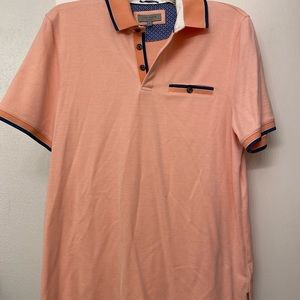 Ted Baker men’s orange polo size medium